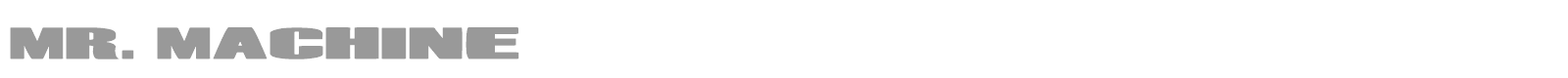 Mr. Machine font preview